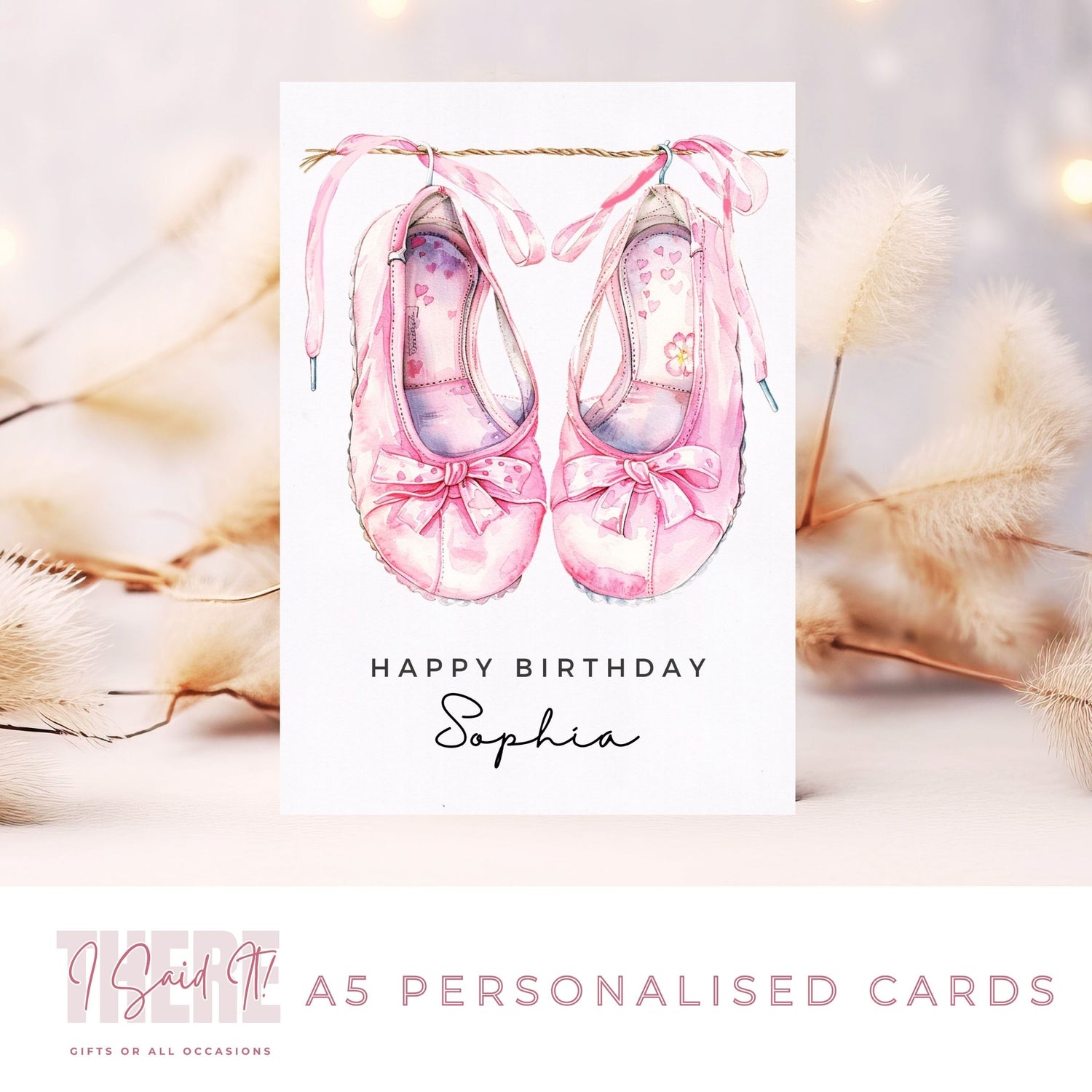 personalised ballet card