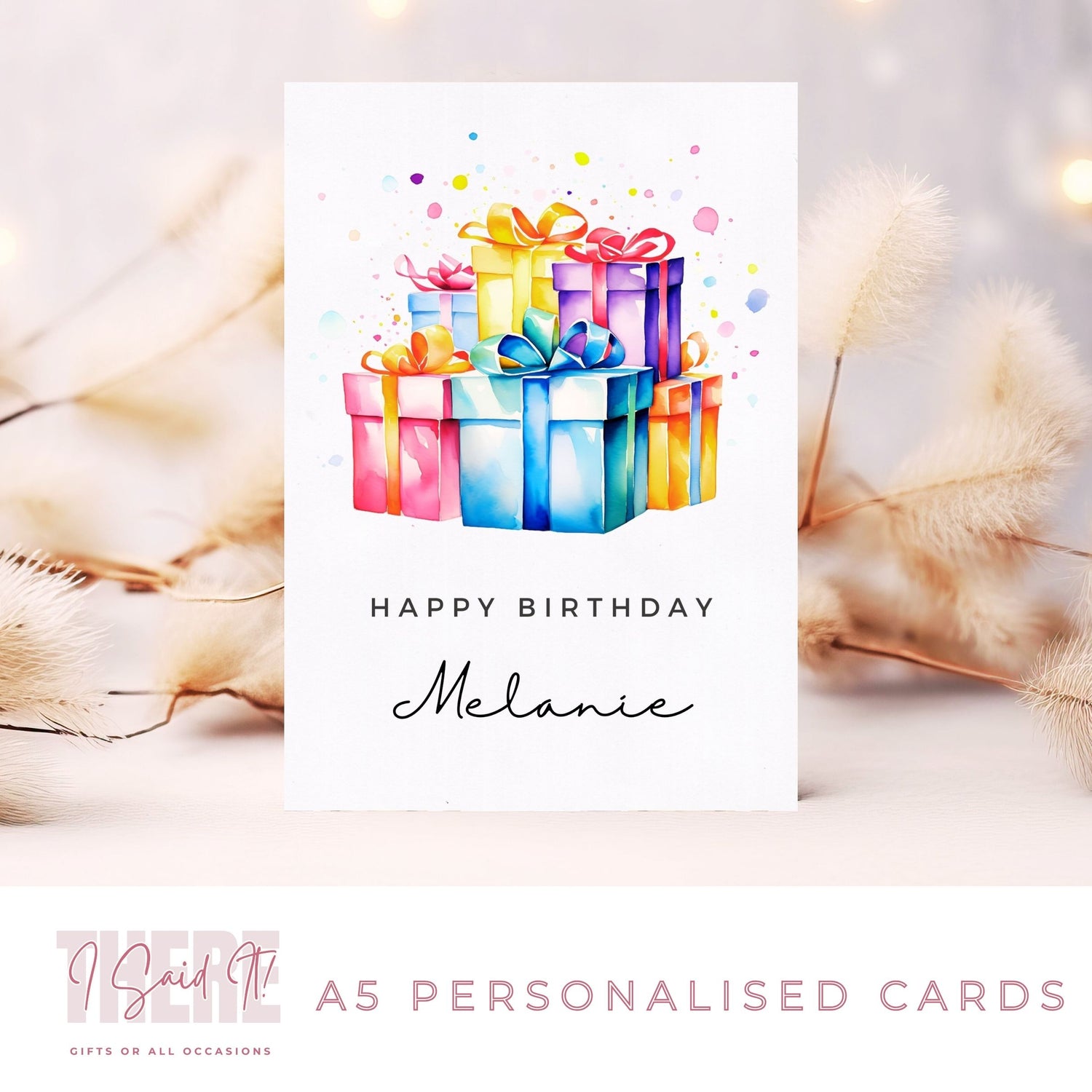 personalised birthday card