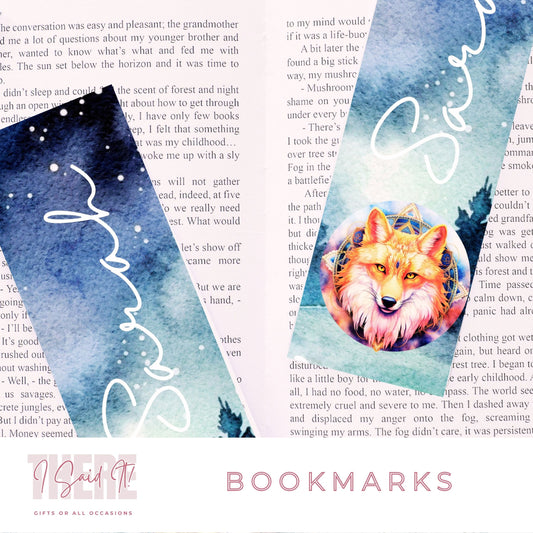 personalised bookmark