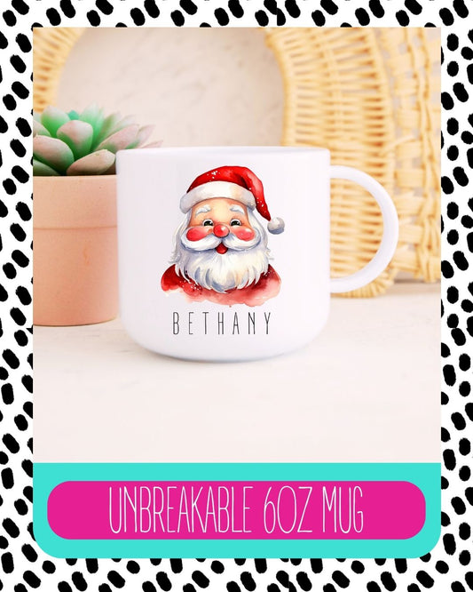 Personalised Santa Unbreakable Mug