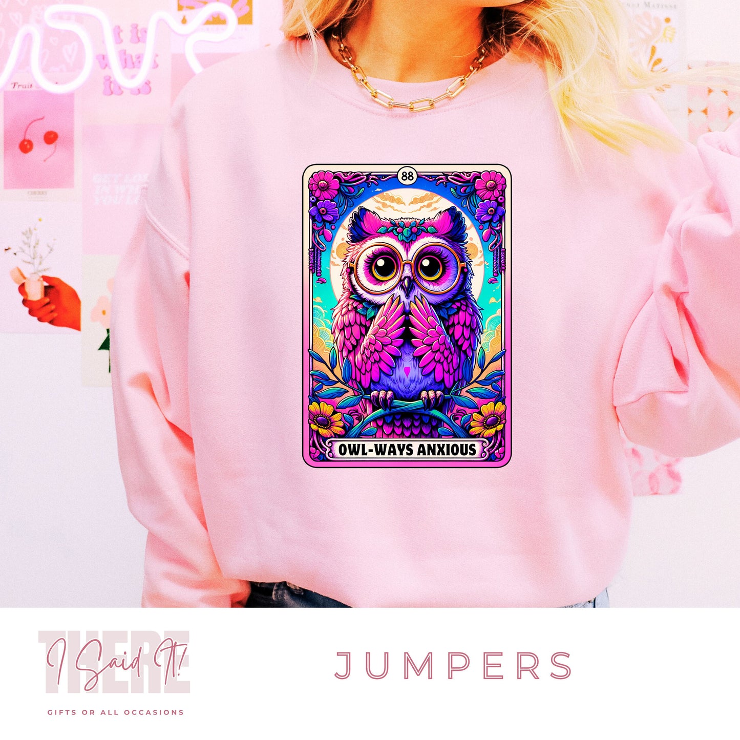 owl anxiety jumper