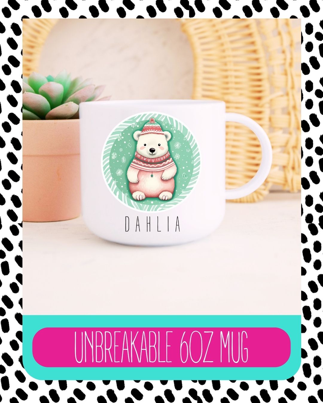 Polar Bear Christmas Unbreakable Mug