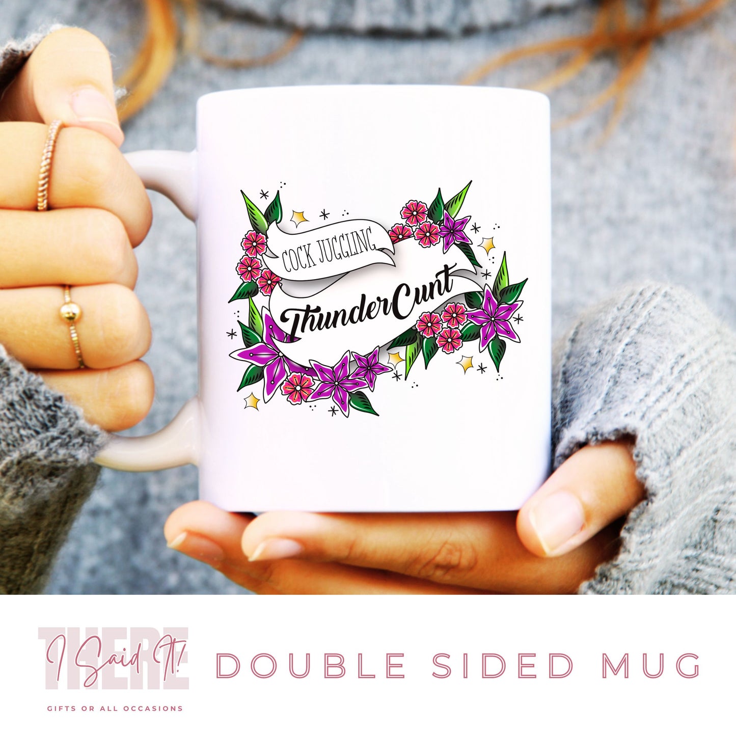 rude swearing mug for her