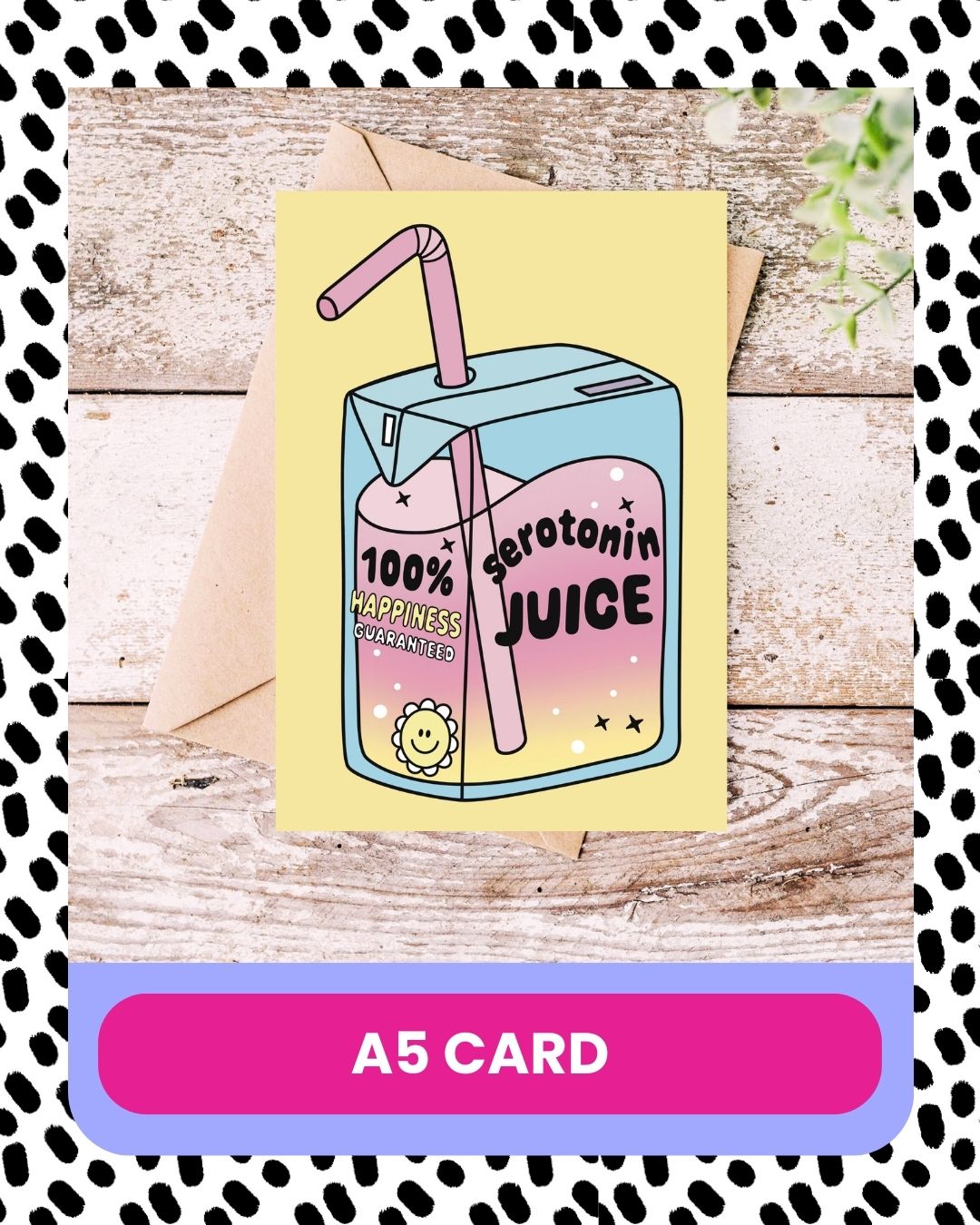 serotonin juice card