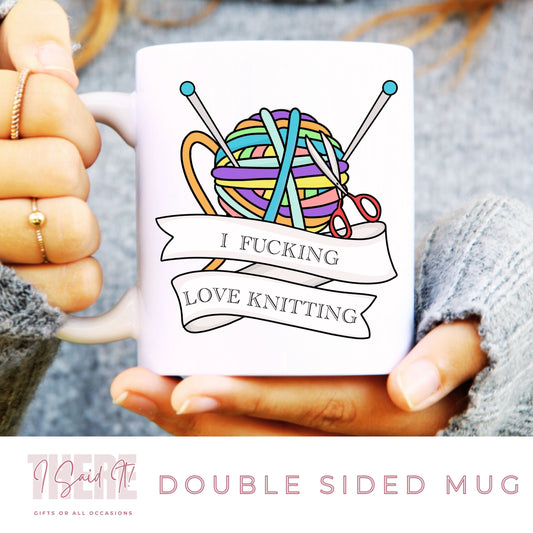 swearing knitter mug